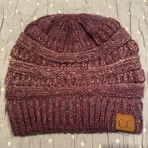 C.C Purple Knit Beanie